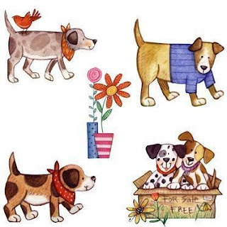 dibujos de perros para imprimir Animales domesticos para imprimir