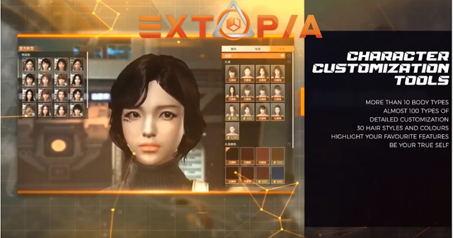 Extopia Character Customization