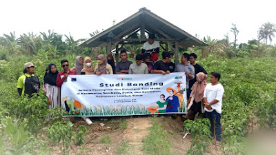 Program Echo Green di Lombok Timur: Kelompok Tani Muda dan Perempuan Adakan Studi Banding