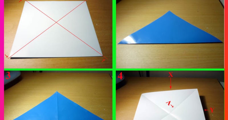 Cara Membuat Origami  Burung untuk  Pemula  Cara Membuat 
