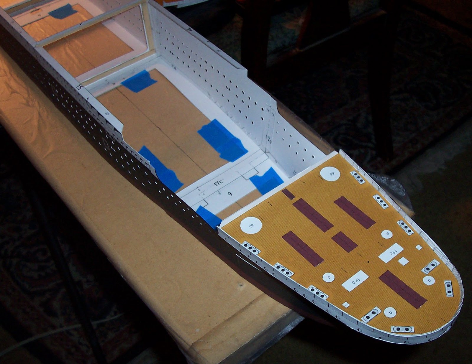 TITANIC" - Cardboard Model Build | Mark V. Trappett's Blog