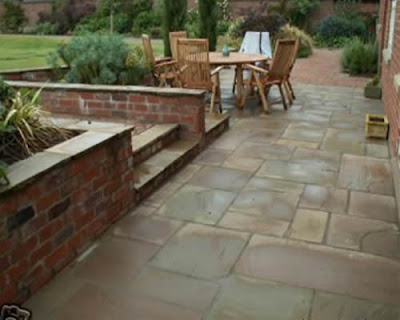 Paving Patio With Indian Sandstone