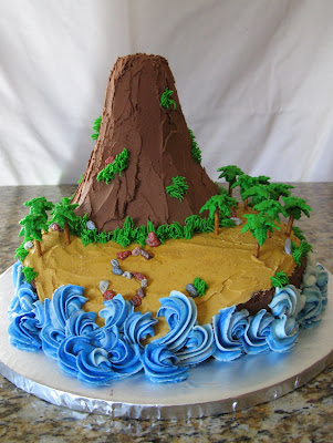 The Off how buttercream Island Flunkie: Cake a cake Volcano make on  waves Bake The to