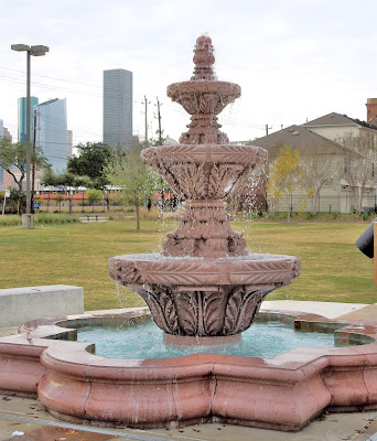 Water Fountain at Guadalupe Plaza Park 