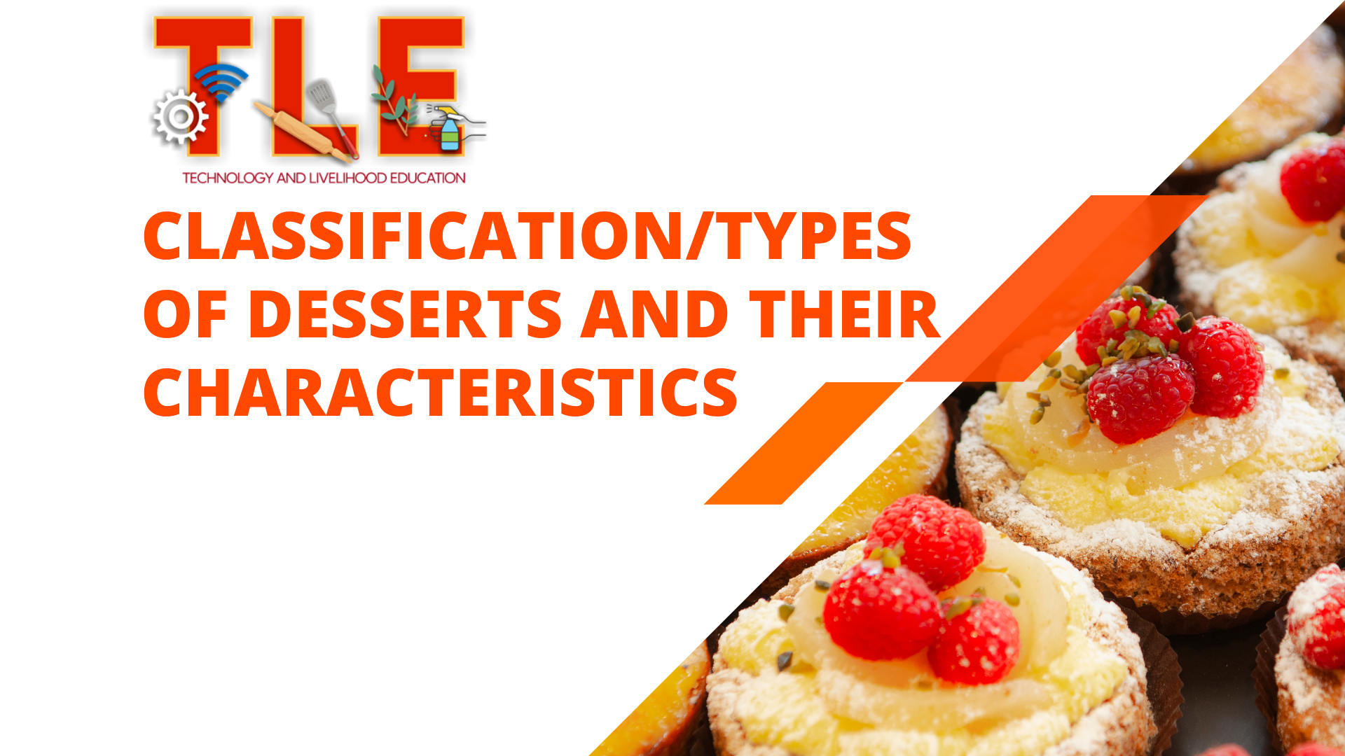 Classification/Types of Desserts and their Characteristics | Cookery 9 ...