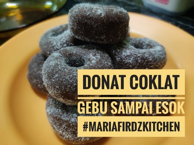 Resepi Donut Gebu Sampai Esok, Guna Sukatan Cawan Je