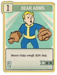 bear arms perk card