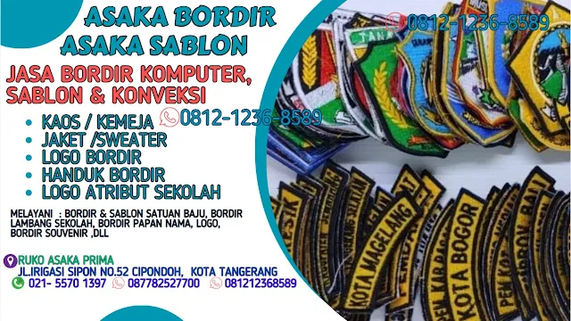 asaka bordir,jasa bordir komputer,bordir komputer,jasa bordir,bordir murah,jasa bordir komputer murah,bordir topi,bordir tas,bordir kaos,bordir komputer tangerang,bordir satuan,bordir seragam,bordir komputer terdekat,bordir logo,bordir masker,bordir skpd,bordir emblem,jasa bordir komputer satuan,bordir komputer satuan terdekat,bordir komputer cipondoh,jasa bordir komputer terdekat,tempat bordir komputer terdekat