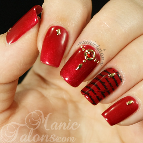 Sultry Studded Manicure