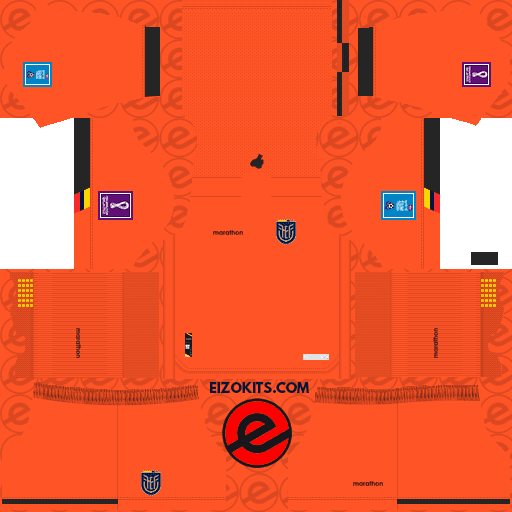 Ecuador DLS Kits 2023-2024 Marathon - DLS19 Kits (Goalkeeper Away)