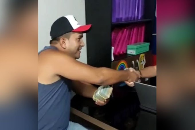 APOSTA: Professor paga aposta de R$ 50 mil a amigo na Paraíba e vencedor o convida para churrasco; VEJA VÍDEO