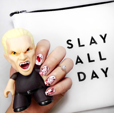 Blood Splatter Nails