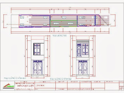 Mẫu thiết kế nhà ống 2 tầng 3x18m