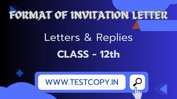 Format of Invition Letters