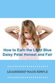 How to Earn the Light Blue Daisy Petal Honest and Fair