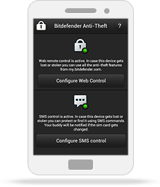 Bitdefender Mobile Security for Android smart phones : Use the best malware scanner, web security, App audit and Anti theft App there is