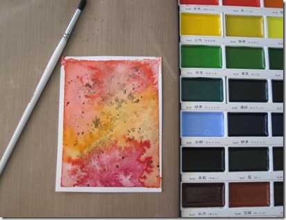 watercolouring