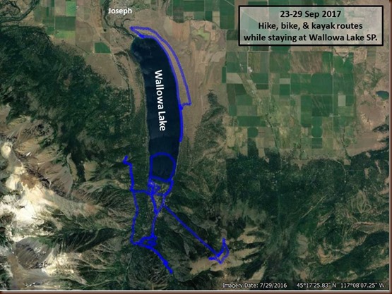 Wallowa Lake-23-29 Sep 2017-all routes