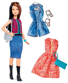 Nova linha barbie fashionista 2016  Barbie baixinha com detalhes