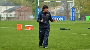 El Head Coach de Los Pumas, Daniel Hourcade.