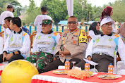  Ratusan Pasukan Gabungan TNI POLRI, Satpol PP dan Dinas perhubungan Kabupaten Sarolangun Amankan Kegiatan Lomba Pacu  Perahu