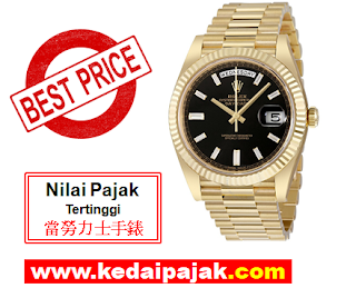 Pajak Jam Rolex President RM80,000 - kedaipajak