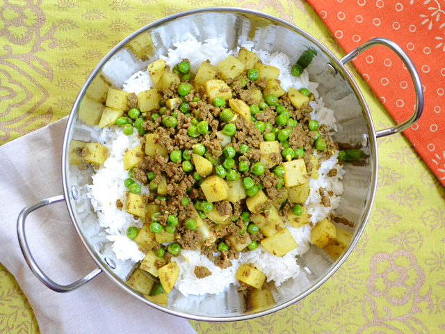 Curry Beef w Peas