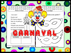 carnaval,máscaras e marchinhas