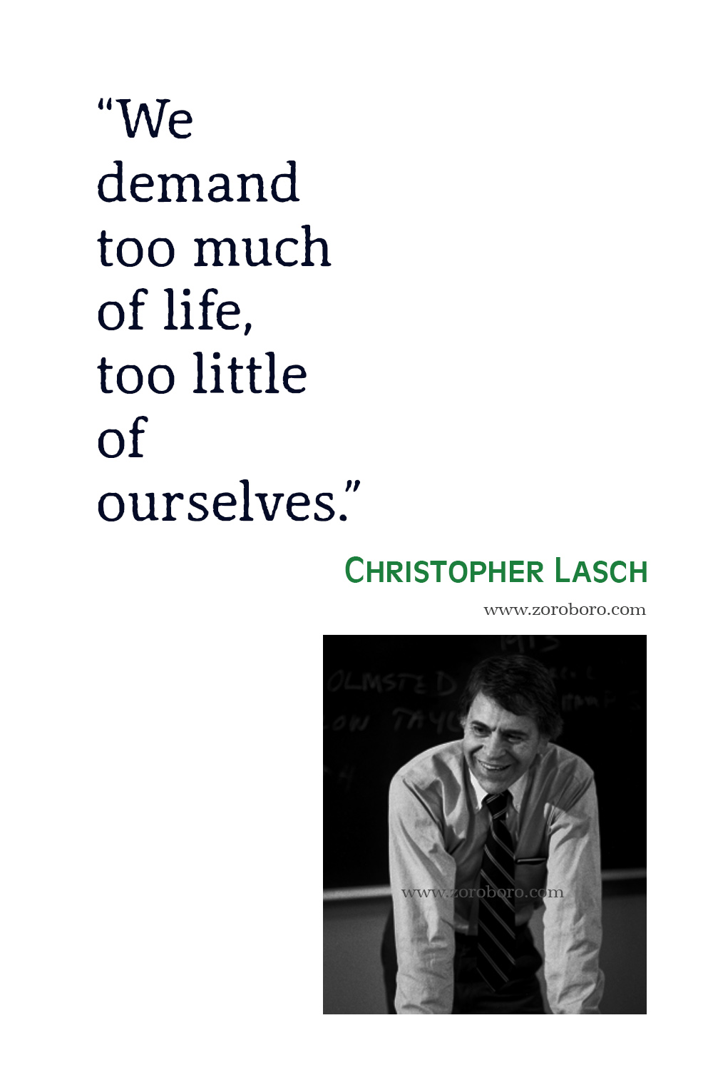 Christopher Lasch Quotes, Christopher Lasch The Culture of Narcissism Quotes, Christopher Lasch Books, Christopher Lasch.