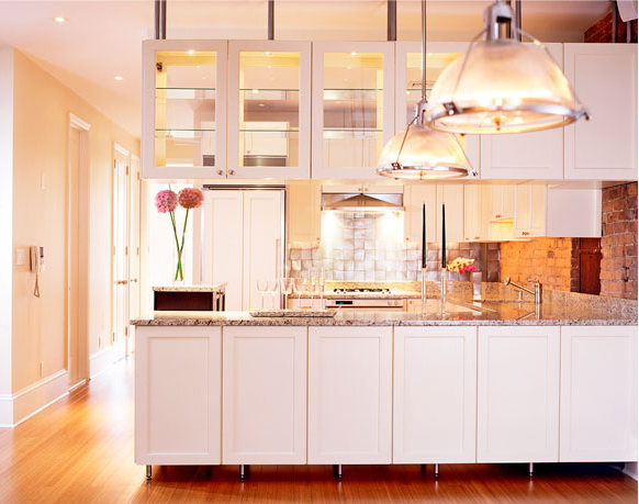 kitchen cabinets for a great effect and positive energy