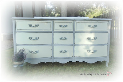 Painted French Provincial Dresser