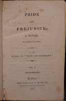 The title page for "Pride and Prejudice."