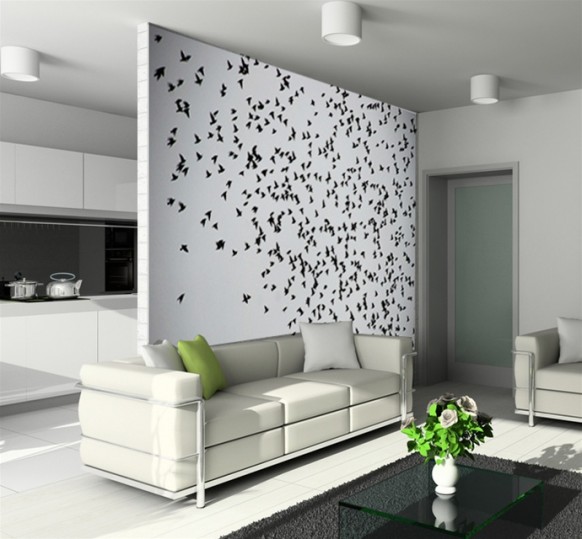 empty wall decor ideas Home Interior Wall Art | 582 x 539
