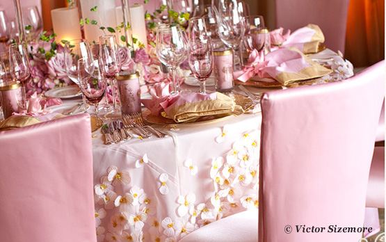 Wedding Decor Using Your Linens