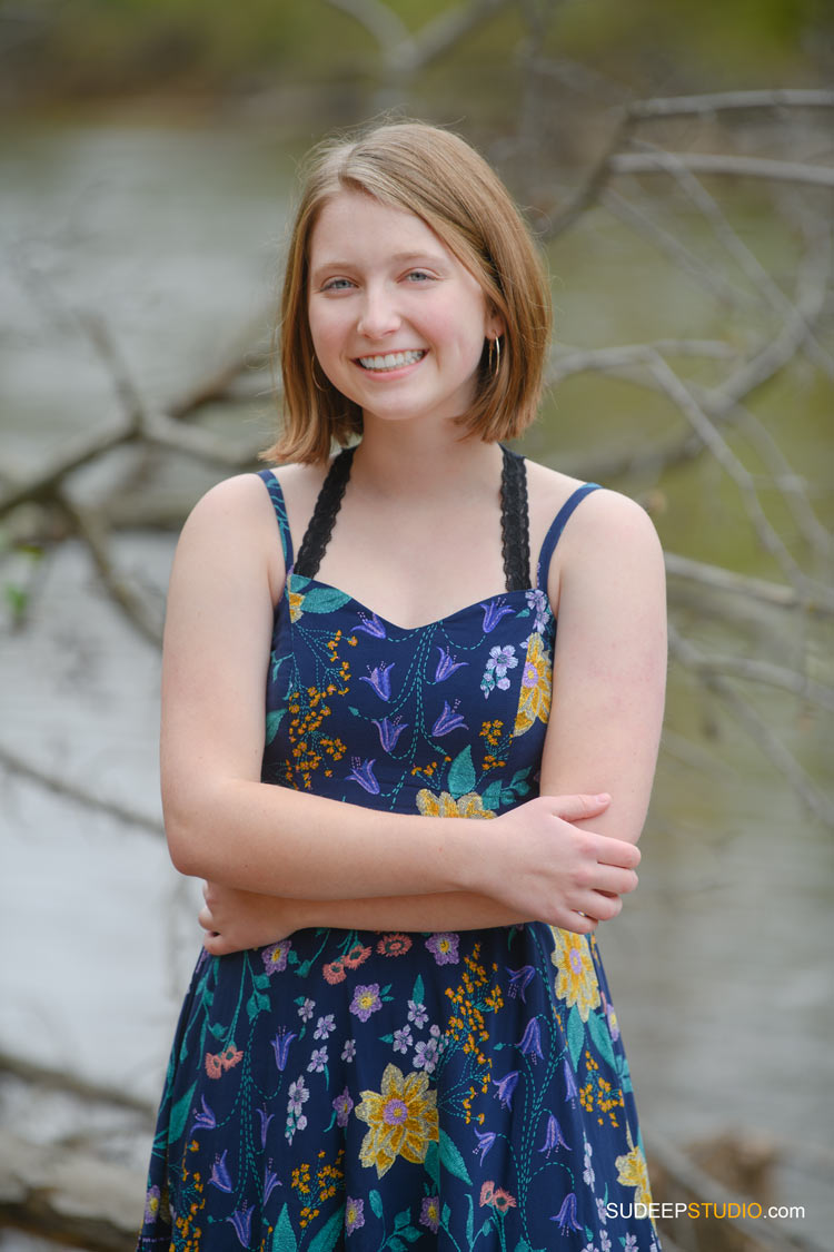 Ann Arbor Senior Pictures for Girls Skyline School in Nature Parks Ann Arbor Senior Portrait Photographer