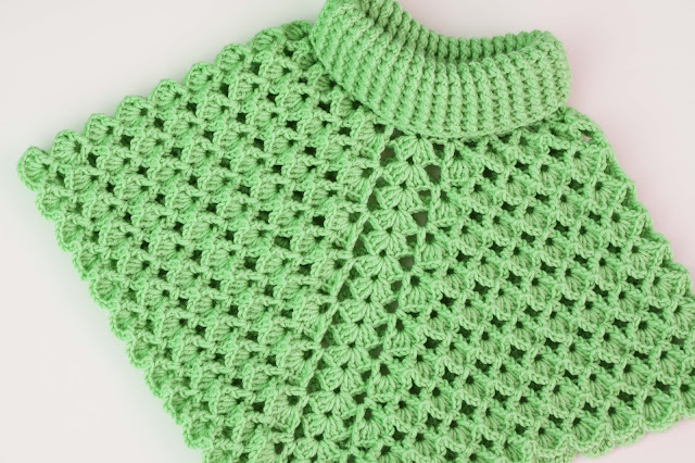 6-Crochet Imagenes Poncho cuello de tortuga a crochet y ganchillo por Majovel Crochet