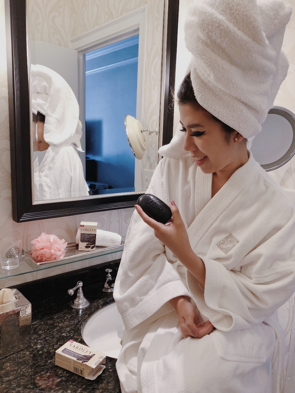 Fairmont Hotel SF Hotel Bathroom_Adrienne Nguyen