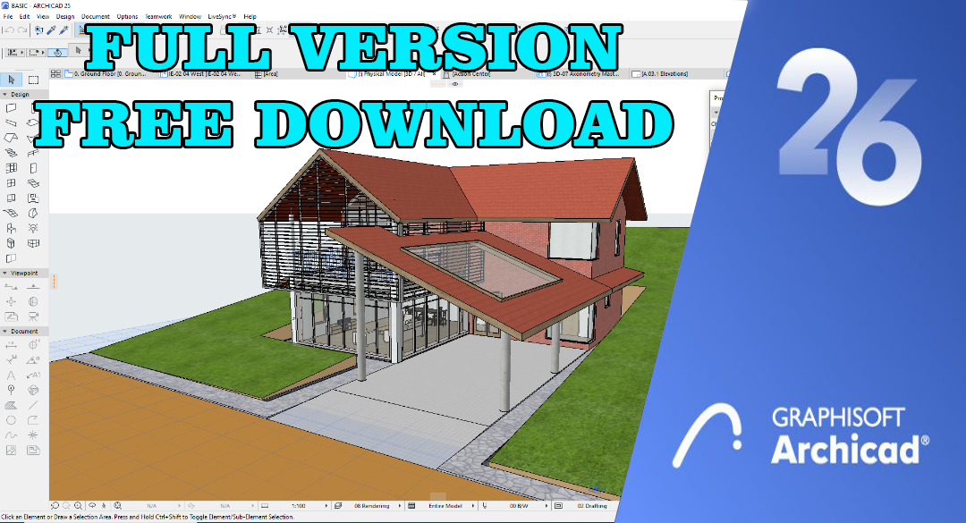 ArchiCAD 26 Full Crack 64 Bit Full Version Gratis