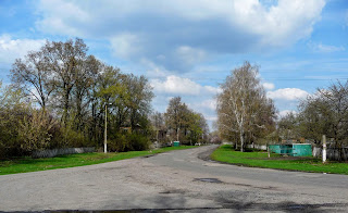 Дібрівка. Розвилка. Автобусна зупинка