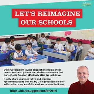 Post COVID- 19 Induced lockdown: Delhi Govt. Initiate dialogue for future outlook of schools