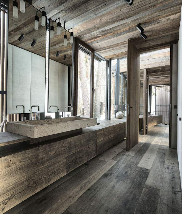 Rustic Bathroom Design Idea