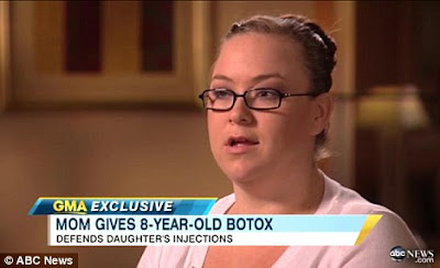 Madre inyecta botox a su hija de 8 años 