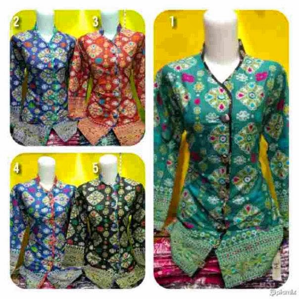  Baju  Batik  Sarimbit  Blouse Shanghai Baju  Batik  Modern 