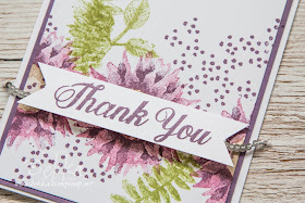 Purple Painted Harvest Thank You Cards - Order Stampin' Up! UK here