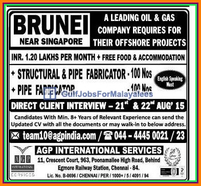 Offshore Job Vacancies for Brunei