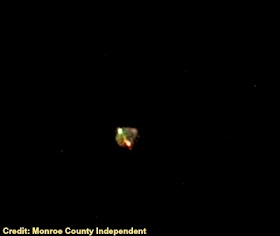 UFO Over Hecker, Illinois 10-23-12