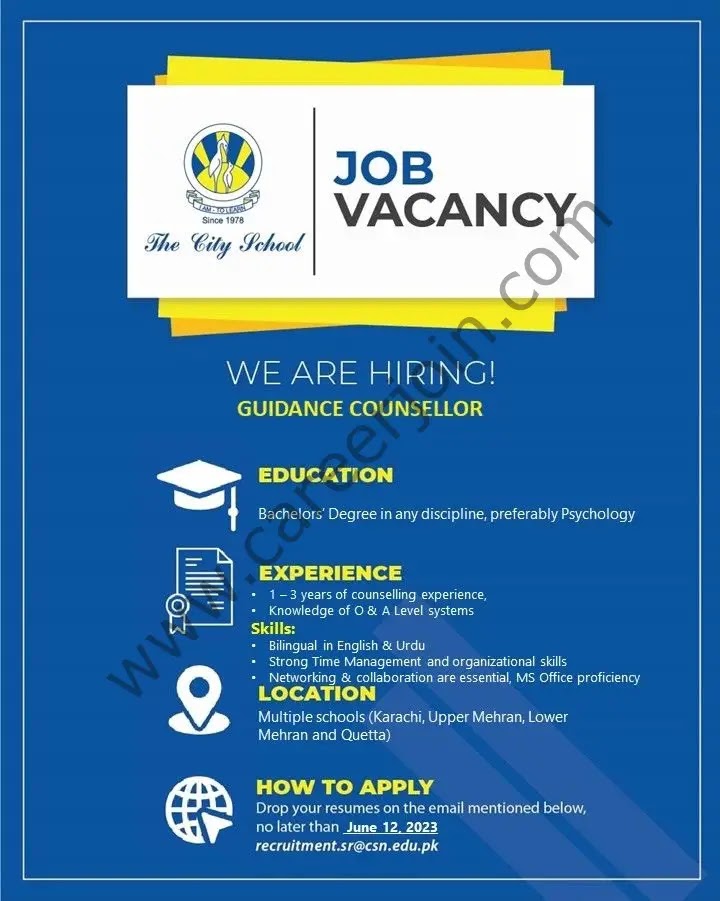 Jobs in The City School