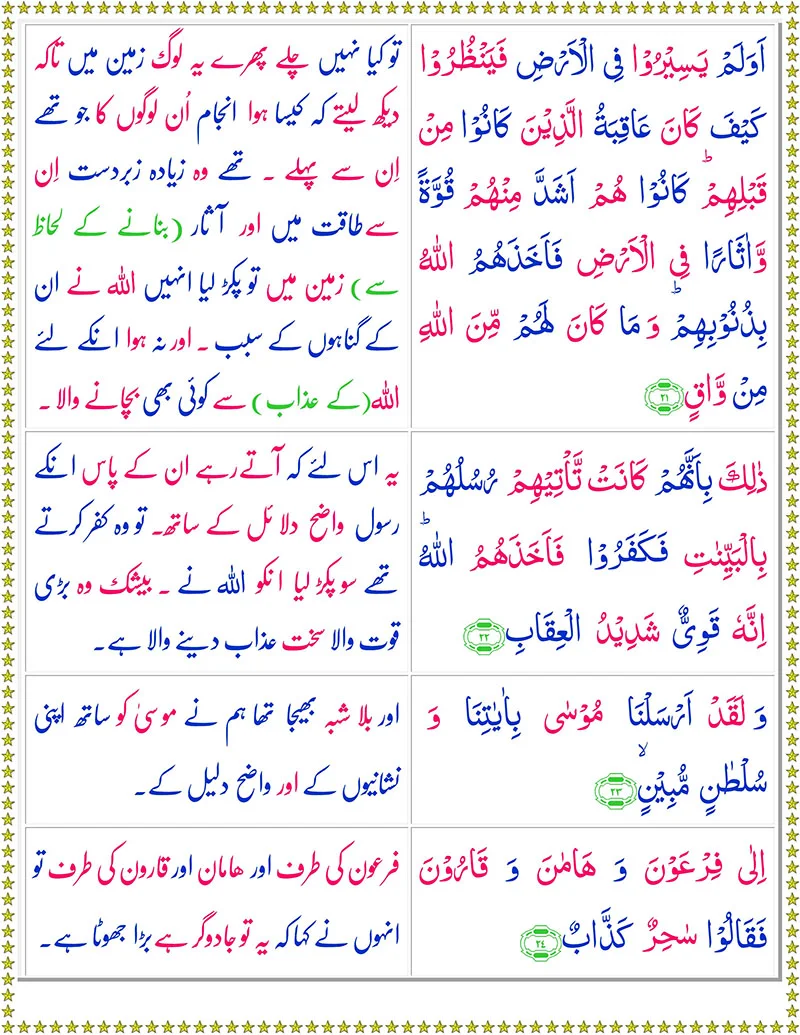 Surah Al-Momin with Urdu Translation,Quran,Quran with Urdu Translation,