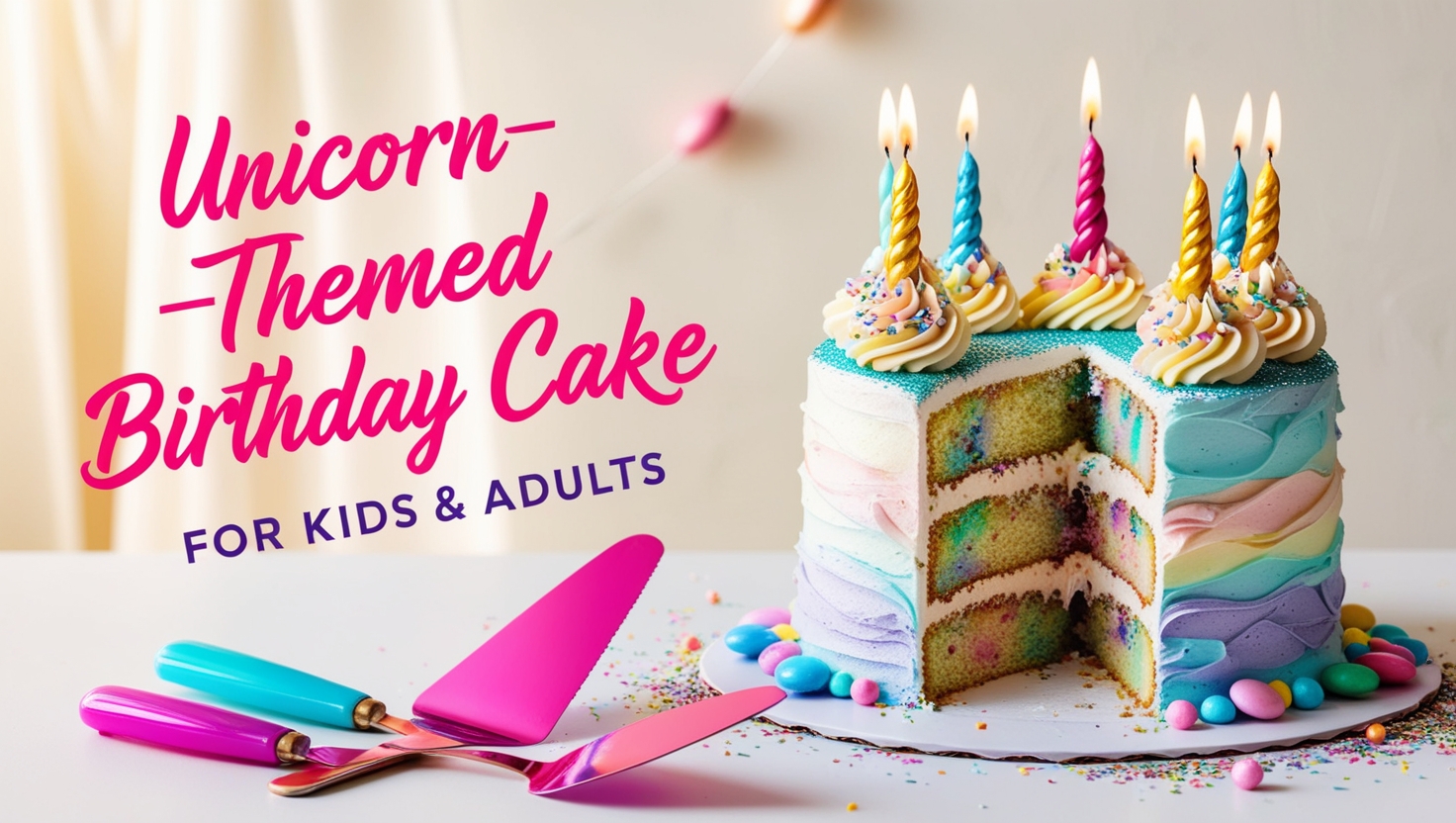 Unicorn-Themed Birthday Cake Recipe for Kids & Adults