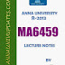 MA6459 Numerical Methods  Nm Lecture Notes and Question Bank - 2 mark with answers 